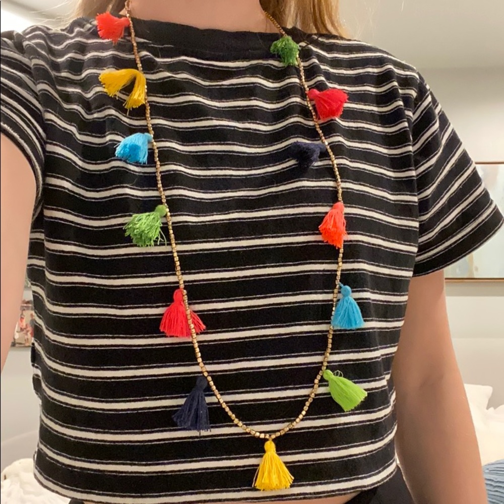 ALV Jewels pom pom necklace
